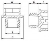 DBI Dişli Gaz Tapası TB2604B-GA40A 10 Adet thumbnail 5
