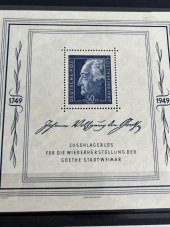 Von Goethe  200. Yıl Doğum Günü Blok Pul - 5