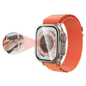 Apple Watch Ultra 49mm Zore ALM-01 Metal Çerçeveli Ekran Koruyucu - 7