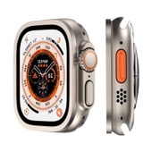 Apple Watch Ultra 49mm Zore ALM-01 Metal Çerçeveli Ekran Koruyucu - 5