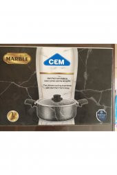 Cem marble derin tencere - yemek tenceresi 20 cm. - 1