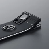 Xiaomi Mi 13 Lite Kılıf Zore Ravel Yüzüklü Silikon Kılıf thumbnail 9