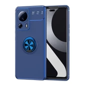 Xiaomi Mi 13 Lite Kılıf Zore Ravel Yüzüklü Silikon Kılıf thumbnail 3