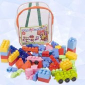 85 Parça iri parçalı lego set Güçlü Yıldız Bloklar Kaliteli Plastik Sırt Çantalı Büyük Boy Legolar - 1
