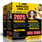 2025 7. Sınıf Bursluluk Sınav Seti (6 Fasikül Kitap) - 1