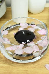 Float | Siyah 12 Adet Yüzen Mum | 4 Saat Yanan Tea Light Mum | Kokusuz Terapi Mumu thumbnail 4