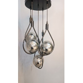 Damla Glob Camlı 5Lİ Sarkıt Avize - 3