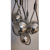 Damla Glob Camlı 5Lİ Sarkıt Avize - 4