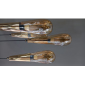 Modern Mermi Cam 4 Lü Sarkıt Avize - 1