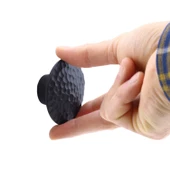 Elegans Çekmece Dolap Dolabı Kapak Kulpu Kulpları Kulbu Plastik Mat Siyah Kulp Mobilya Mutfak thumbnail 7