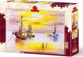 Hayal Sepeti Puzzle Akşam Güneşi 500 Parça Puzzle - 1