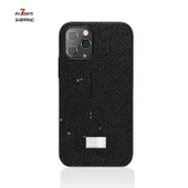 Keephone Apple iPhone 12 (6.7'') Luxury Designe Kılıf  -Siyah- thumbnail 3