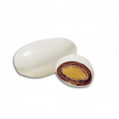 Beyaz Renkli Çikolata Kaplı Badem Şekeri 1 kg - 1