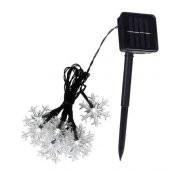 Solar 30Led Ampül 4Mt 8 Mod Güneş Enerjili Dış Bahçe Aydınlatma Dekorasyon Kartanesi Sıcak beyaz - 4