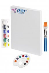 4lü Boyama Seti 35x50 Tuval Arkadan Zımbalı - 1