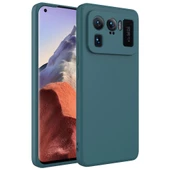 Vendas Xiaomi Mi 11 Ultra Uyumlu W-Lansman Serisi Kamera Korumalı Yumuşak Dokulu Kadife Kaplı Kılıf - 8