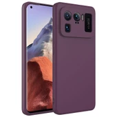 Vendas Xiaomi Mi 11 Ultra Uyumlu W-Lansman Serisi Kamera Korumalı Yumuşak Dokulu Kadife Kaplı Kılıf - 5