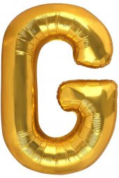 Beysüs Harf Folyo Balon Gold G Harf 40 İnç - 1