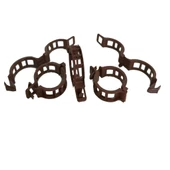 100 Adet Kahverenk Domates Klipsi Bitki Klipsi, Sarmaşık Klipsi - 1