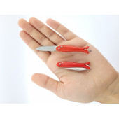 Kırmızı Anahtarlık Çakı, Balık Çakı, Mini Çakı, Yatağan Bıçağı, Cep Çakısı, Erkek Hediyelik Çakı - 1