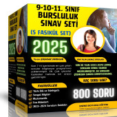 2025 9-10-11. Sınıf Bursluluk Sınav Seti (6 Fasikül Kitap) - 1