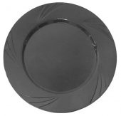TABAK KRİSTAL 22,5 CM SİYAH 6 ADET - 2
