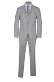Cengiz İnler Kırlangıç Yaka Slim Fit Yelekli Erkek Takım Elbise - 10