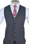 Cengiz İnler Kırlangıç Yaka Slim Fit Yelekli Erkek Takım Elbise - 2
