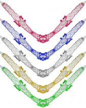 SÜS METALİZE UZAR SÜS RENGARENK 24 ADET thumbnail 1