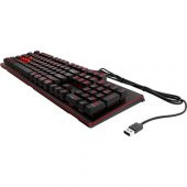 HP 6YW76AA Omen Encoder Red Cherry Türkçe Mekanik Oyun Klavyesi - 2