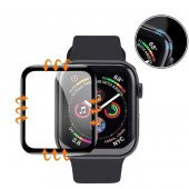 Apple Watch 44mm Zore PMMA Silikon Body Saat Ekran Koruyucu - 7