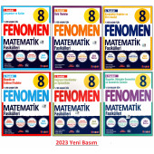 Fenomen 8. Sınıf LGS Matematik 1.2.3.4.5.6 Fasikül (Özetli) Soru Bankası 6 Kitap 2023 Baskı - 1