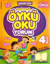 Kırmızı Beyaz 4. Sınıf Yeni Nesil Öykü Oku-Yorum Türkçe & Paragraf Kitabı - 1