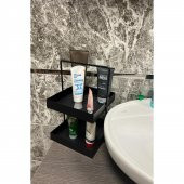 2 KATLI 20X20 MUTFAK VE BANYO TEZGAHÜSTÜ DÜZENLEYİCİ SİYAH - 6