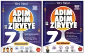 Newton 7. Sınıf Matematik+Fen Bilimleri Adım Adım Zirveye Soru Bankası 2 Kitap - 1