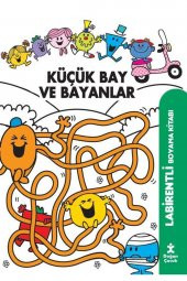 Küçük Bay Ve Bayanlar Labirentli Boyama Kitabi - 1