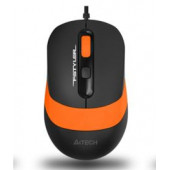 A4-TECH FM10 Kablolu USB Optik 1600DPI Siyah Turuncu Mouse - 1