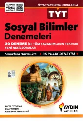 Aydın Yayınları TYT Sosyal Bilimler Deneme 20 Deneme - 1