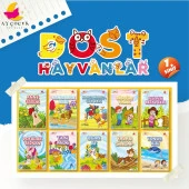 1. Sınıf Hikaye Kitabı Seti 10 Kitap Dost Hayvanlar Ay Çocuk Yayınları - 1