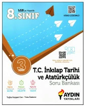 Aydın Yayınları 8. Sınıf LGS İnkılap Tarihi 3 Adım Soru Bankası - 1
