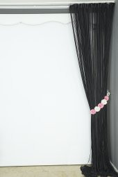 DÜZ İP  MODEL 190 Cm EN 280 Cm BOY ANTRASİT RENK HAZIR İP PERDE - 7