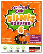 Kırmızı Beyaz 4. Sınıf Yeni Nesil Konu Özetli Çok Bilmiş Sorular Soru Bankası - 1