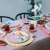 Keramika Pink Line Kahvaltı Takımı 28 Parça 6 Kişilik - 6