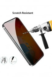Iphone 11 Uyumlu Kırılmaz Cam Privacy Hayalet Tam Kaplayan Ekran Koruyucu - 3