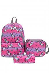 Superbag Okul Çantası 3Lü Set Unıcorn - 1