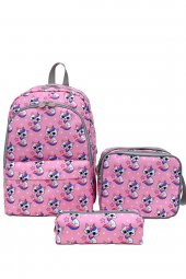 Superbag Okul Çantası 3Lü Set Unicorn Kedi - 1