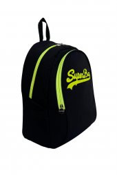 Superbag Sırt Çantası Siyah&Fosforlu Sarı - 2