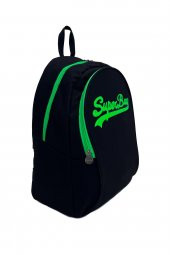 Superbag Sırt Çantası Siyah&Fosforlu Yeşil - 2