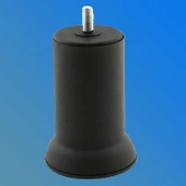 Mobilya Koltuk Kanepe Baza Çekyat Yükseltme Metal Ince Diş M8 Siyah Ayağı Ayakları 10 Cm 4 Adet - 6