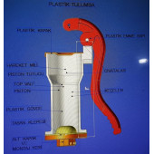 YMK Plastik 3'' Plastik Su Tulumbası 1' - 3